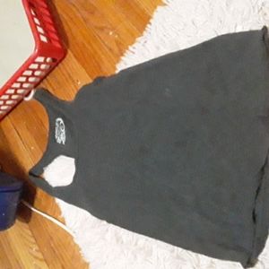 Gray tank top brand is planet gold sizes large